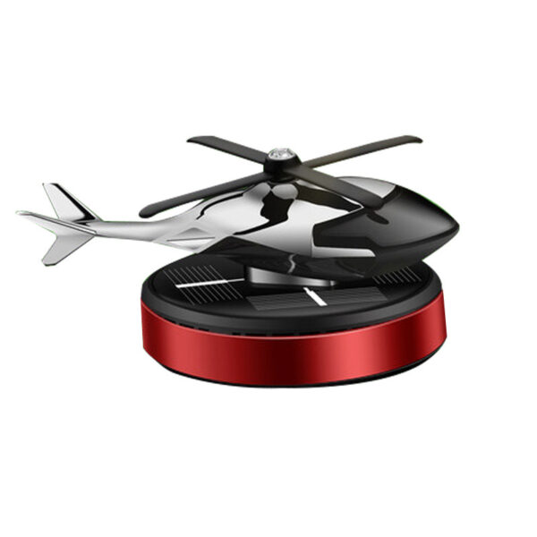 Car Air Freshener Solar Helicopter Modeling Decoration Aromatherapy Car Interior Accessories Propeller Rotating Perfume Diffuser - Image 5