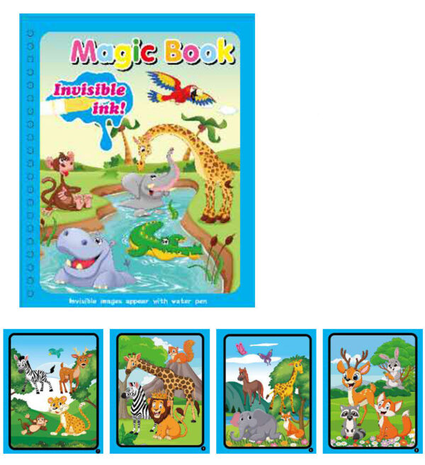 Children's Magic Water Painting Book Coloring And Coloring Book - Image 9